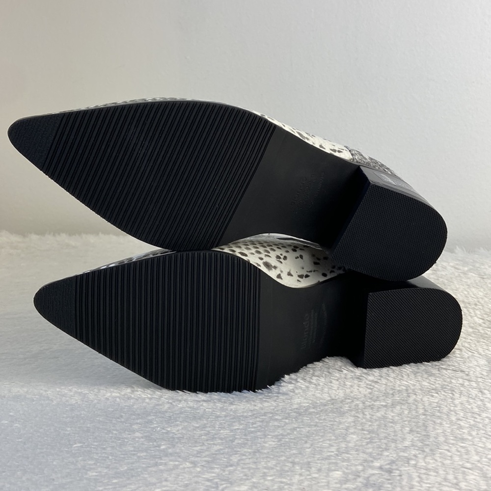 NEW| Snake Print Chelsea Ankle Booties - Picture 14 of 15